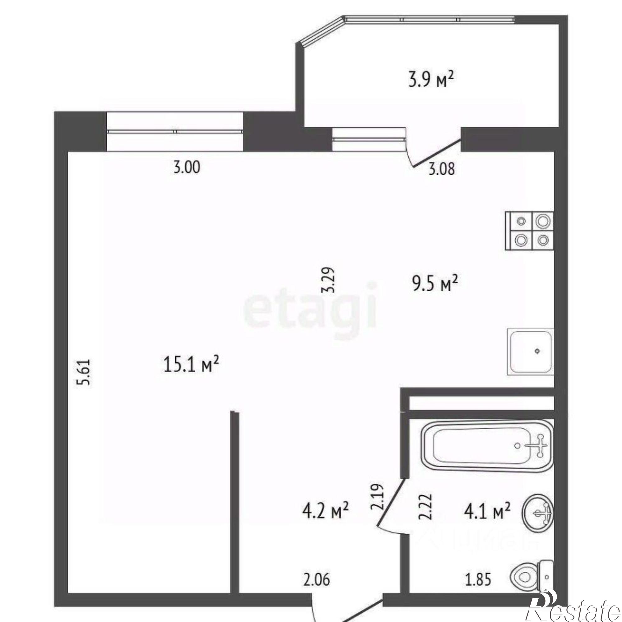 Купить квартиру за 6 200 000 рублей на ул им. Героя Георгия Бочарникова, 14