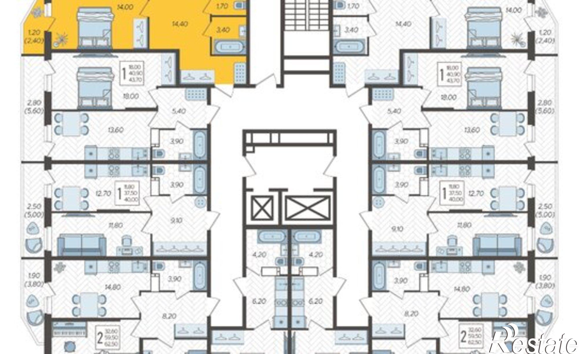 Купить квартиру за 8 100 000 рублей на улица Садовое Кольцо, 2