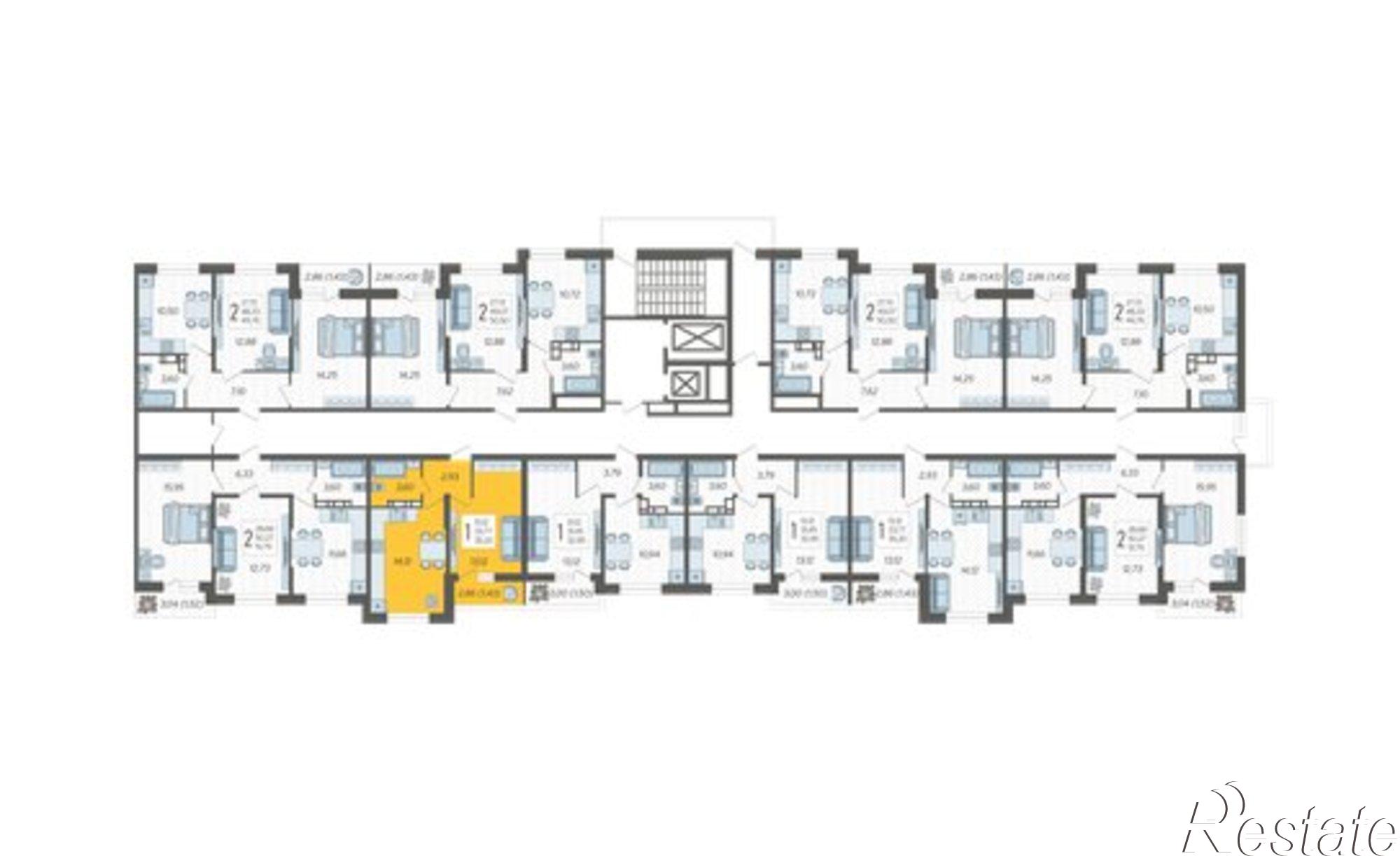 Купить квартиру за 5 297 600 рублей на улица им. Владимира Жириновского, 1 к10