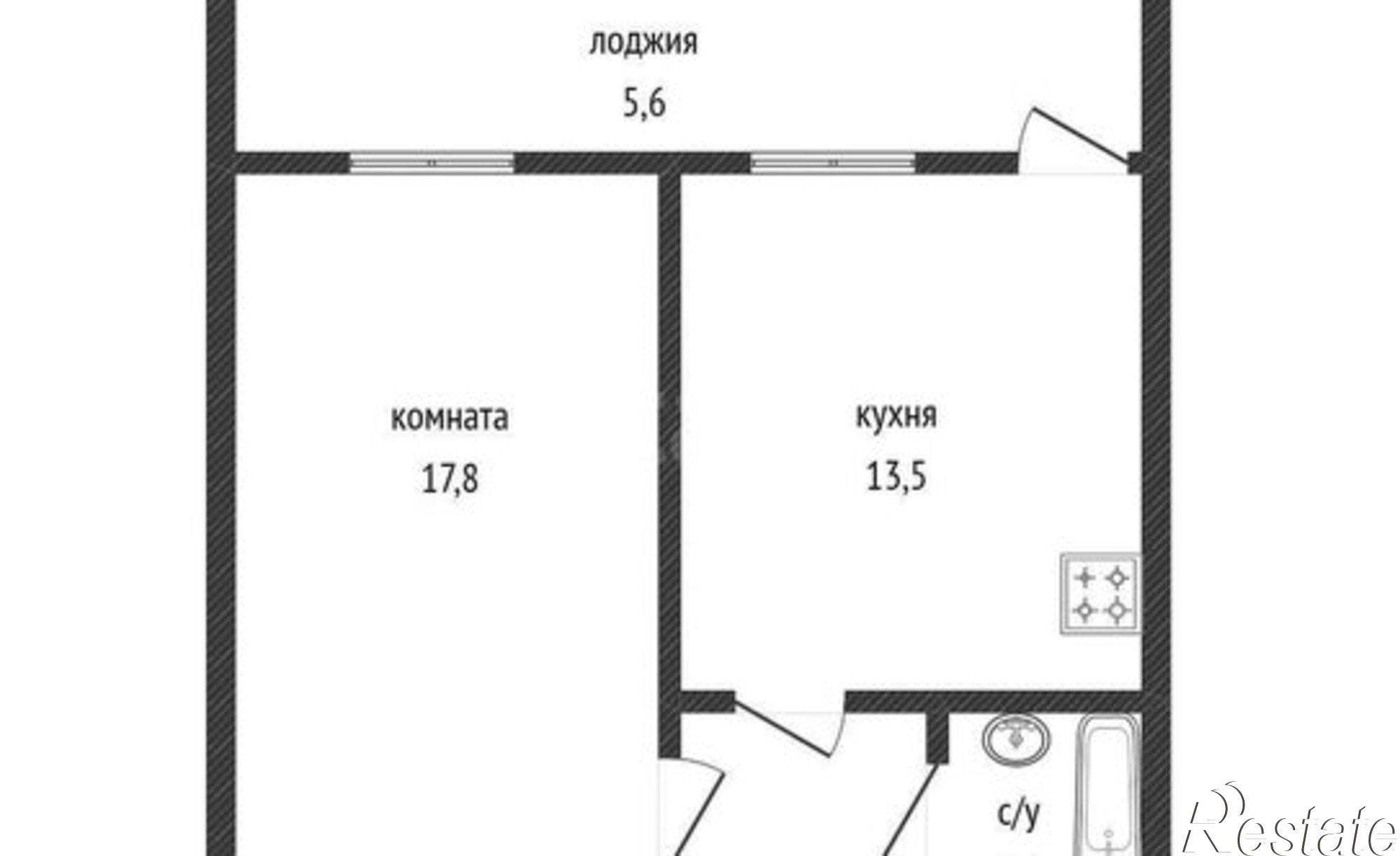 Купить квартиру за 3 300 000 рублей на Елецкая улица, 18