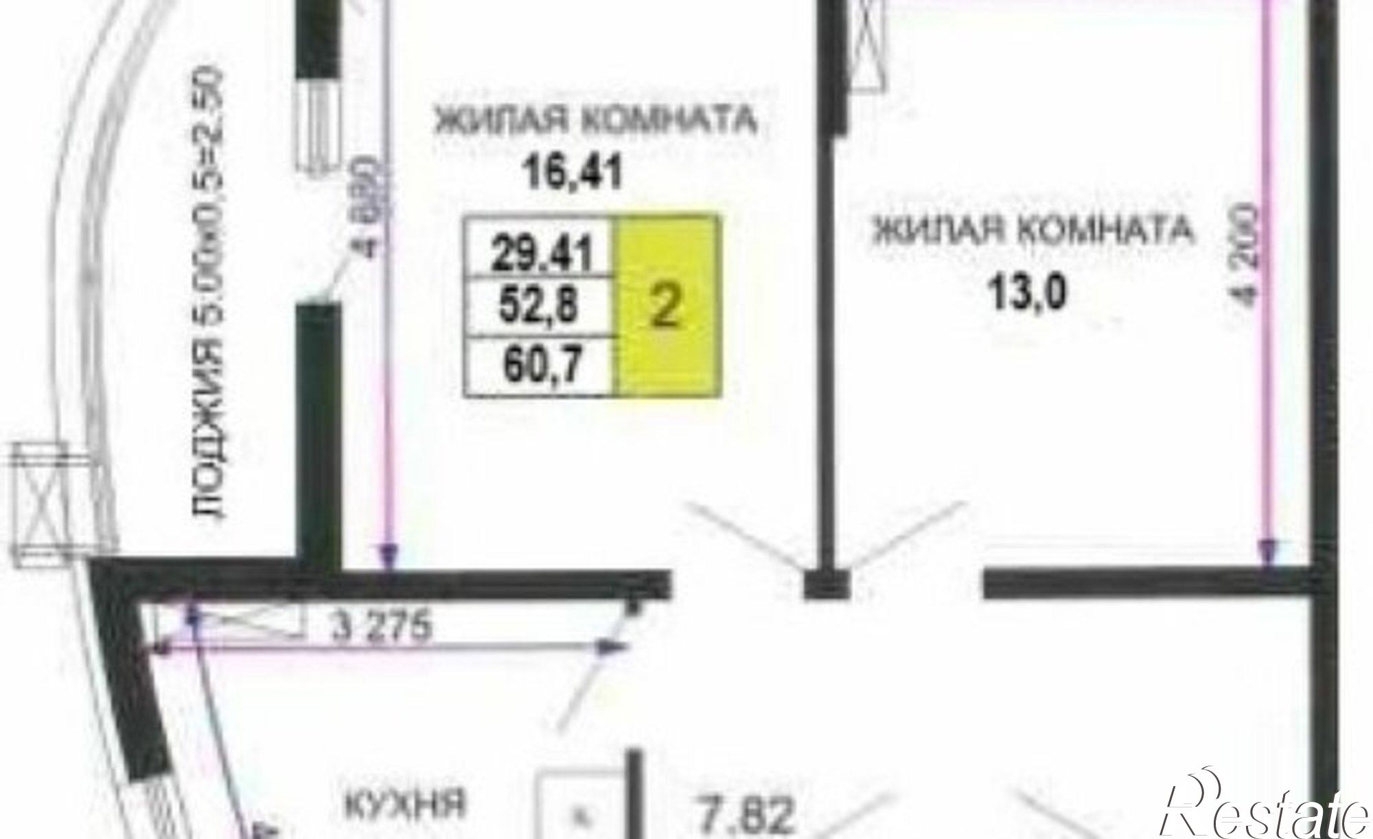 Купить квартиру за 10 500 000 рублей на Воронежская улица, 47/14