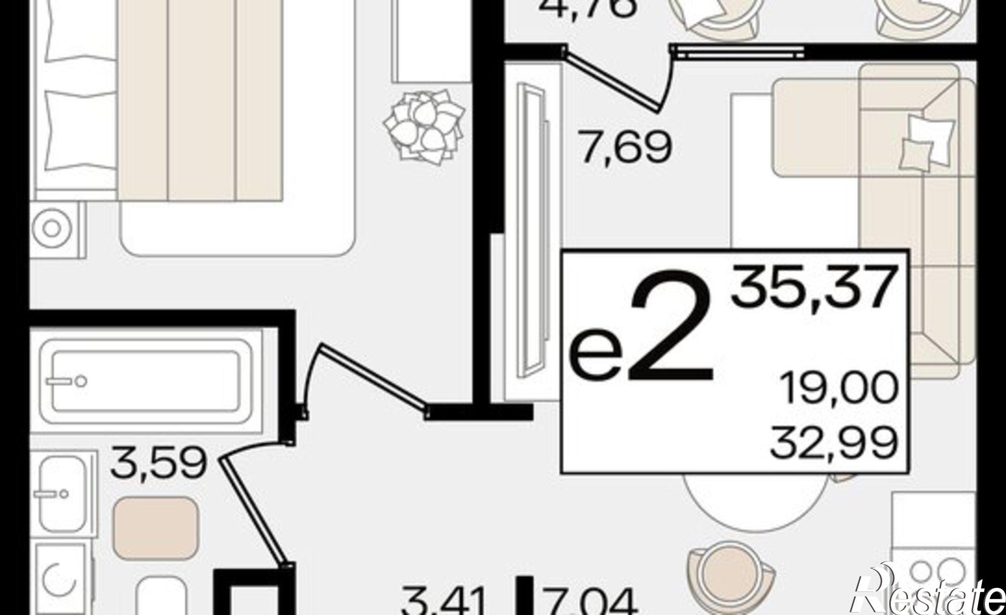 Купить квартиру за 12 110 700 рублей на ул Старокубанская, 122/12