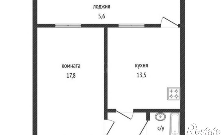 1-комн квартира Елецкая улица, 18,  д. 18