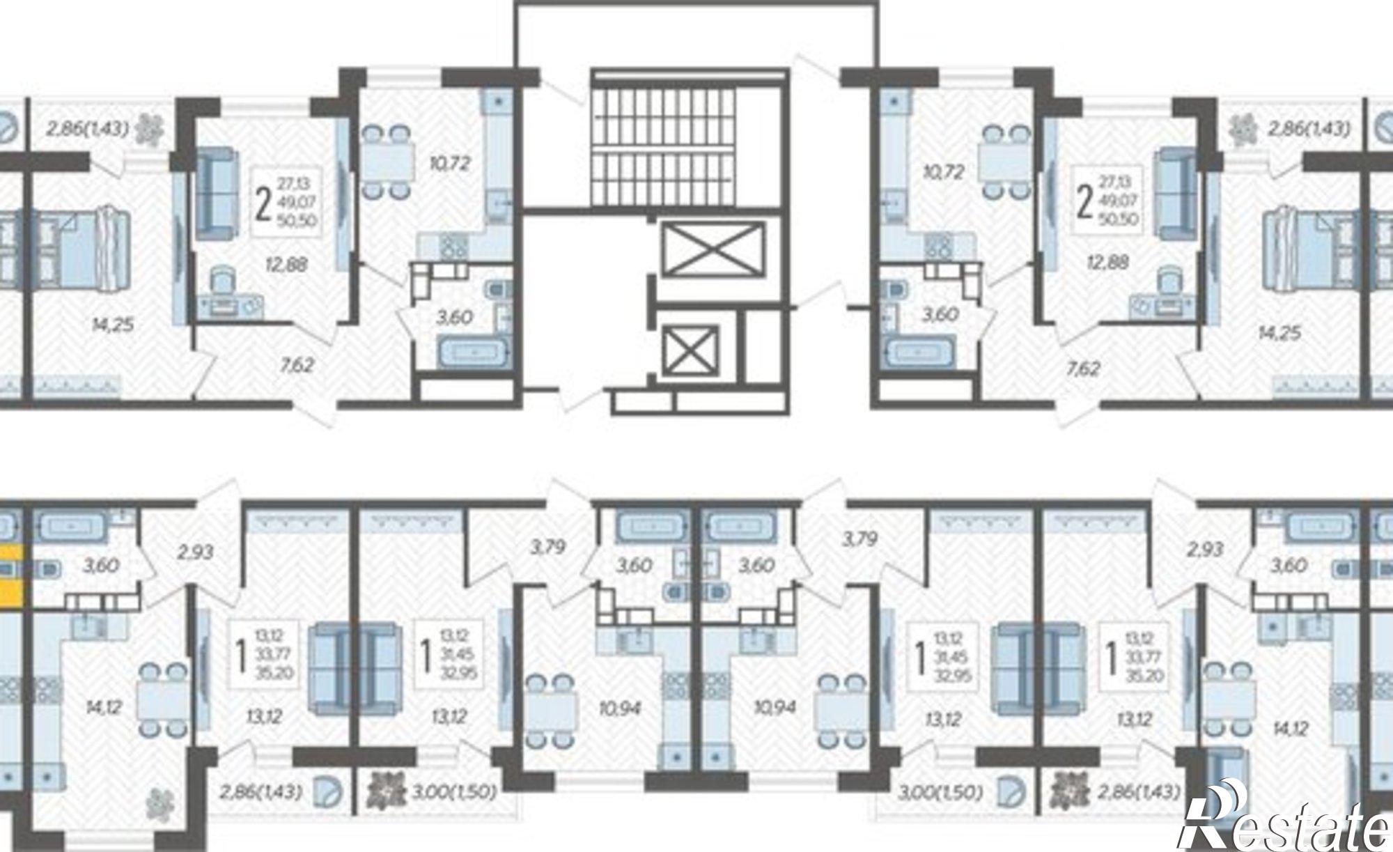 Купить квартиру за 7 157 380 рублей на улица им. Владимира Жириновского, 1 к4