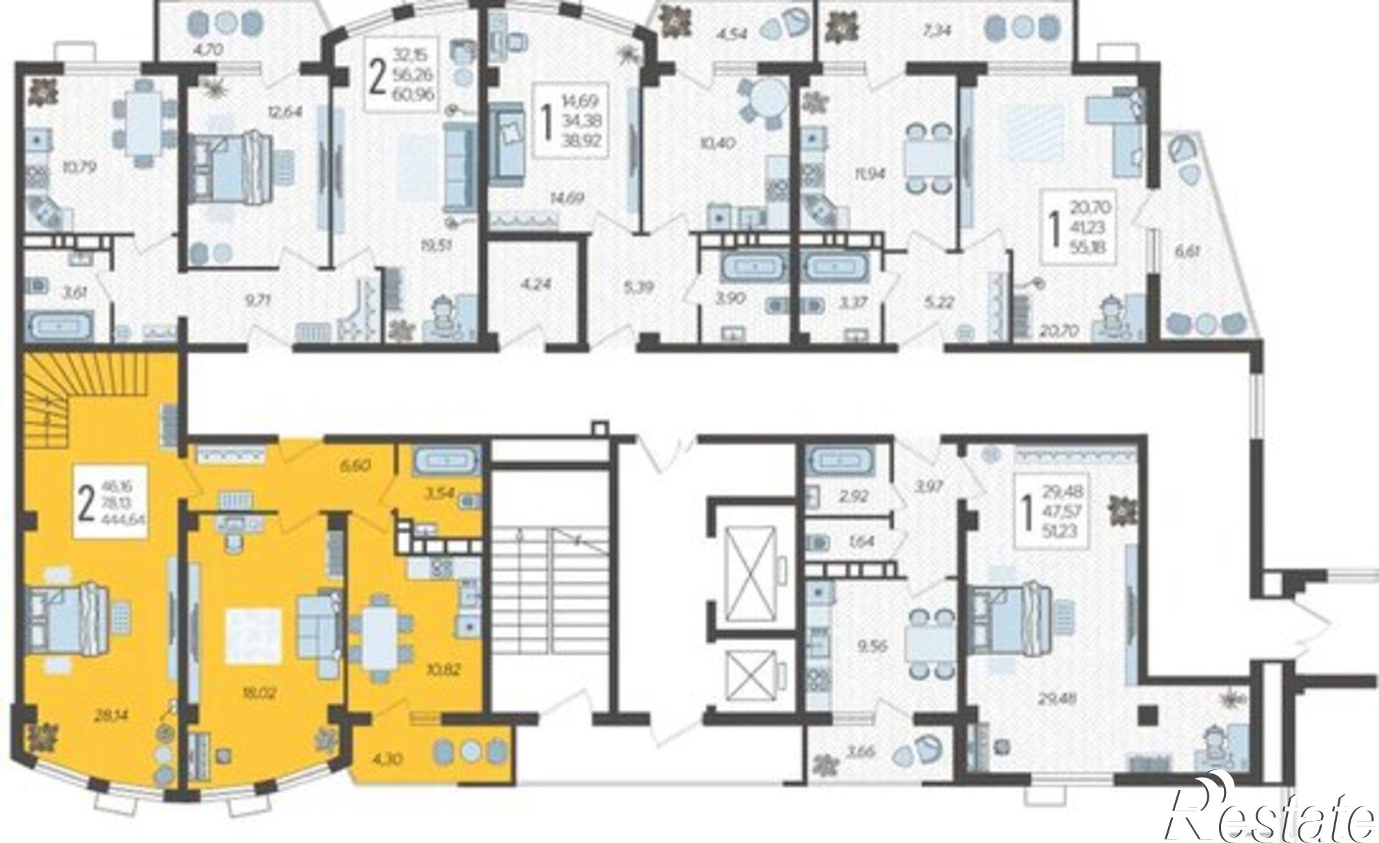 Купить квартиру за 59 851 300 рублей на Старокубанская улица, 147