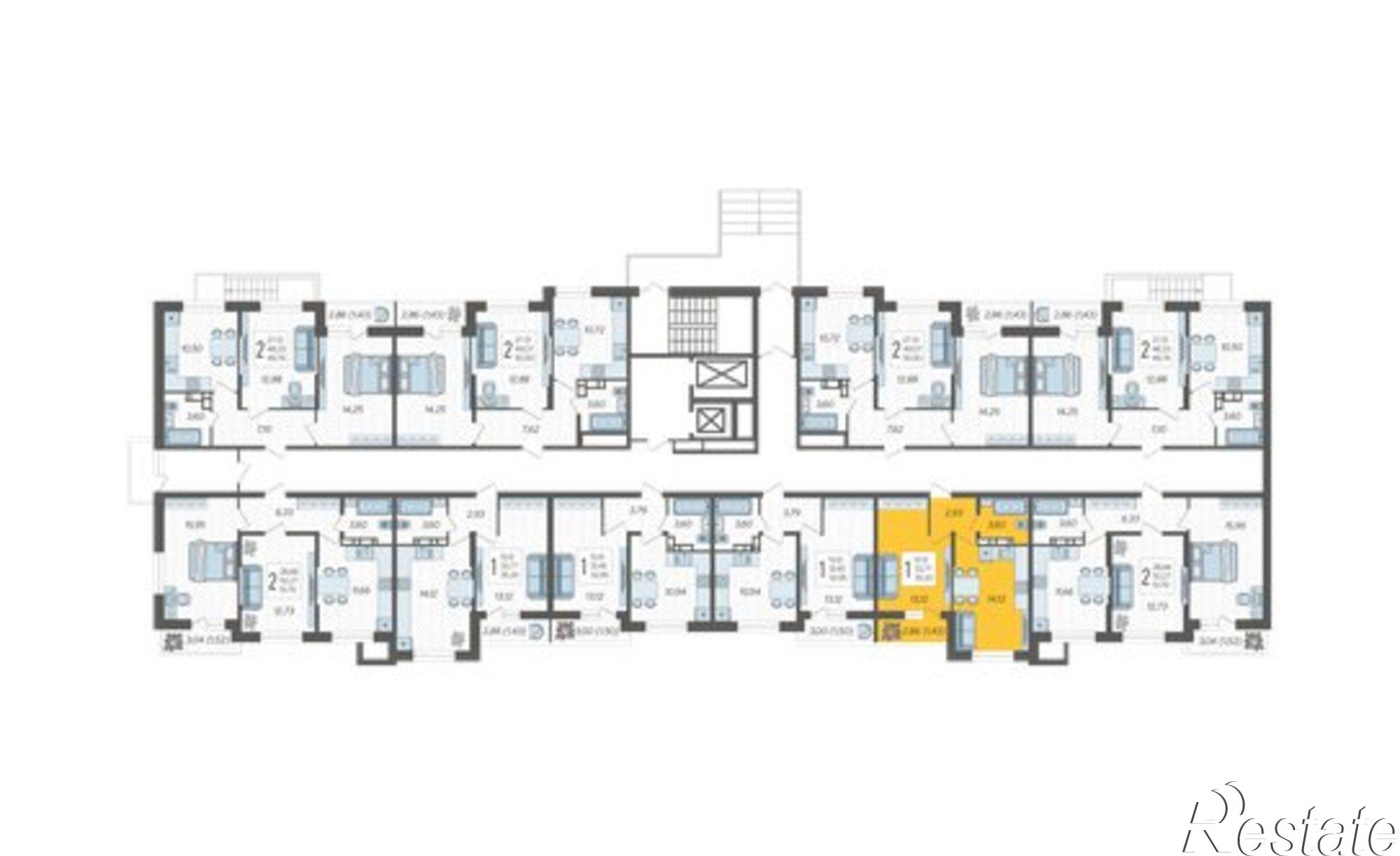Купить квартиру за 4 761 280 рублей на улица им. Владимира Жириновского, 1 к10
