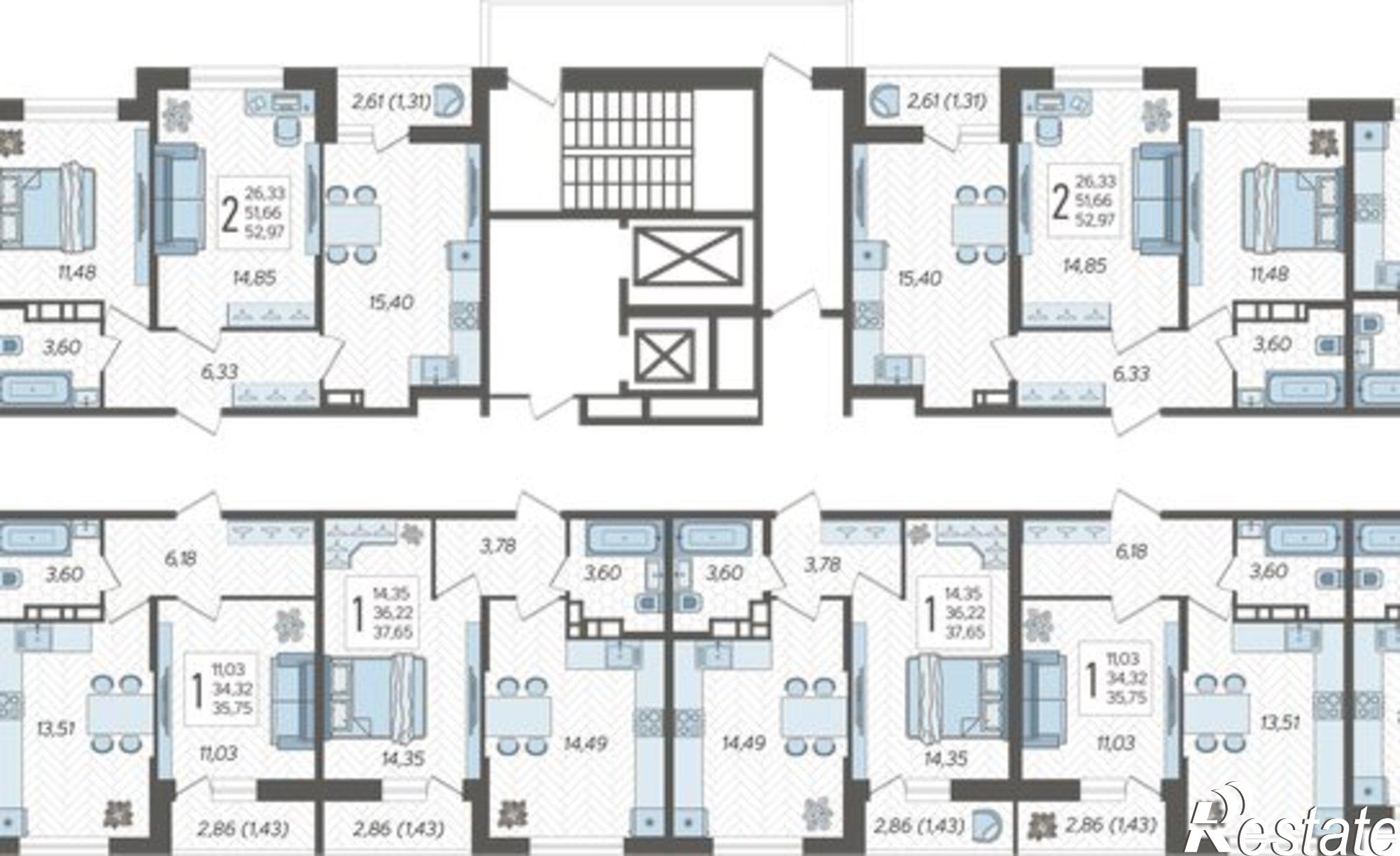 Купить квартиру за 6 706 800 рублей на ул Дальневосточная, 14