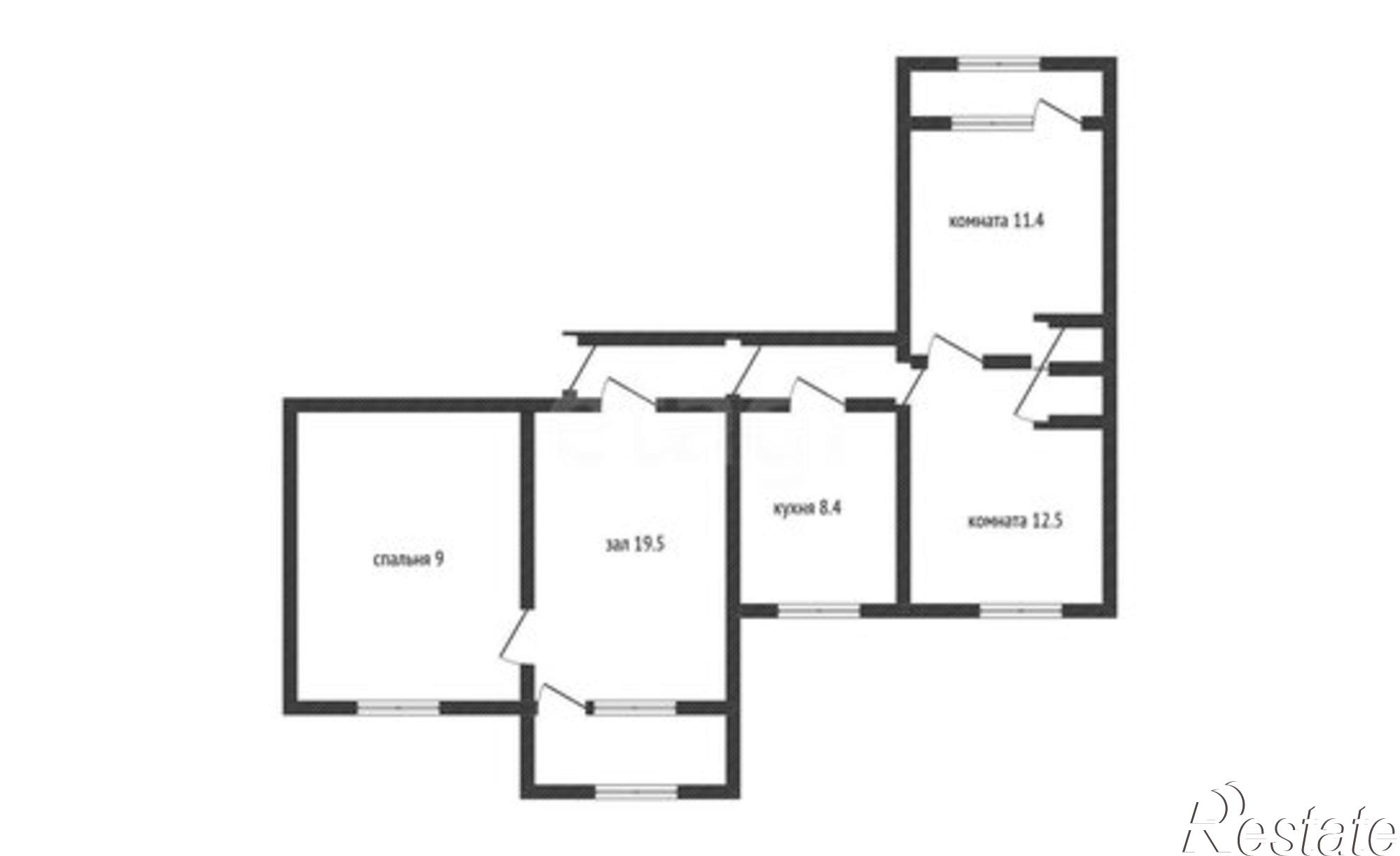Купить квартиру за 10 500 000 рублей на улица Благоева, 48