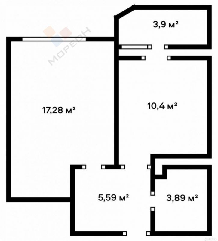 1-комн квартира Боспорская ул, 4