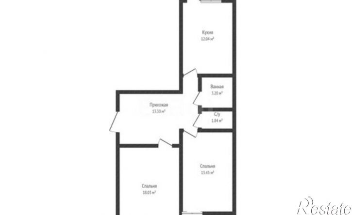 2-комн квартира Душистая улица, 45,  д. 45