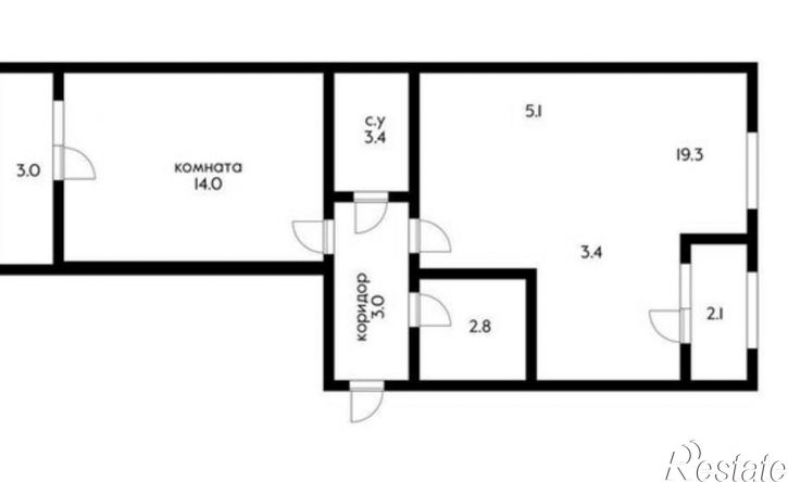 2-комн квартира ул Западный Обход, 39/2 7,  д. 39/2 7,  к. 7