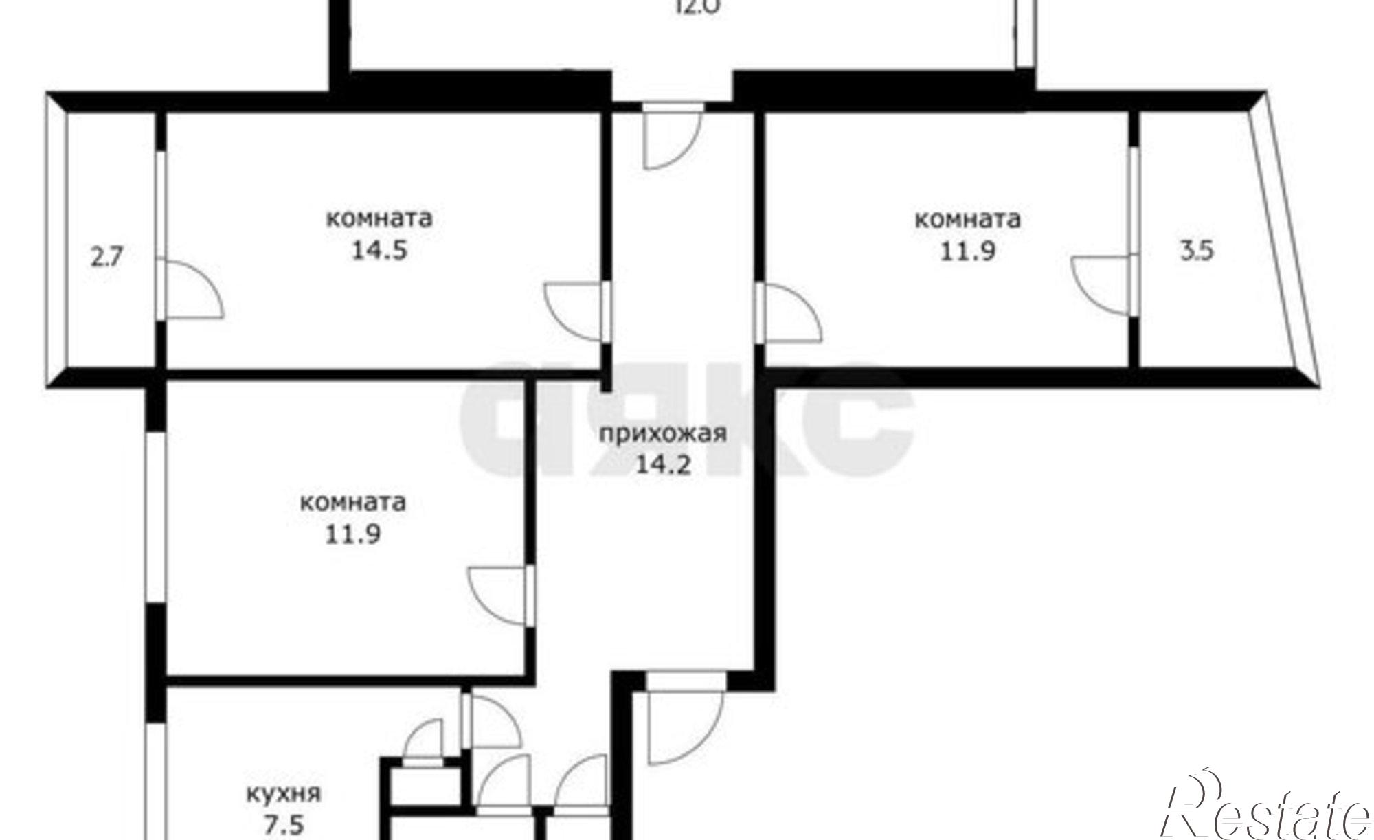 Купить квартиру за 6 000 000 рублей на улица Трудовой Славы, 16