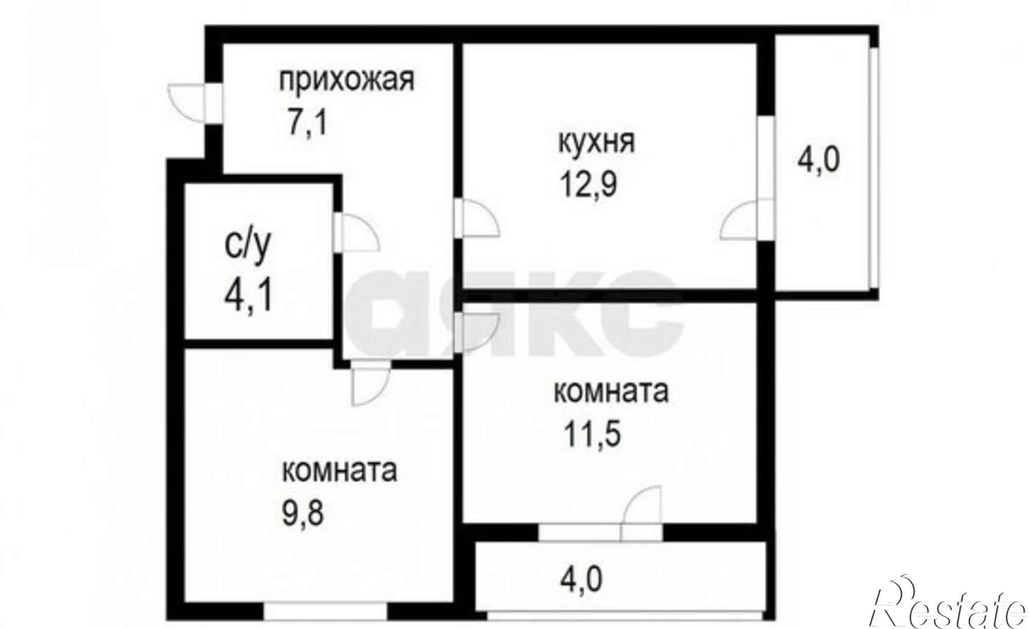 Купить квартиру за 4 600 000 рублей на улица имени Героя Ростовского, 8 к5