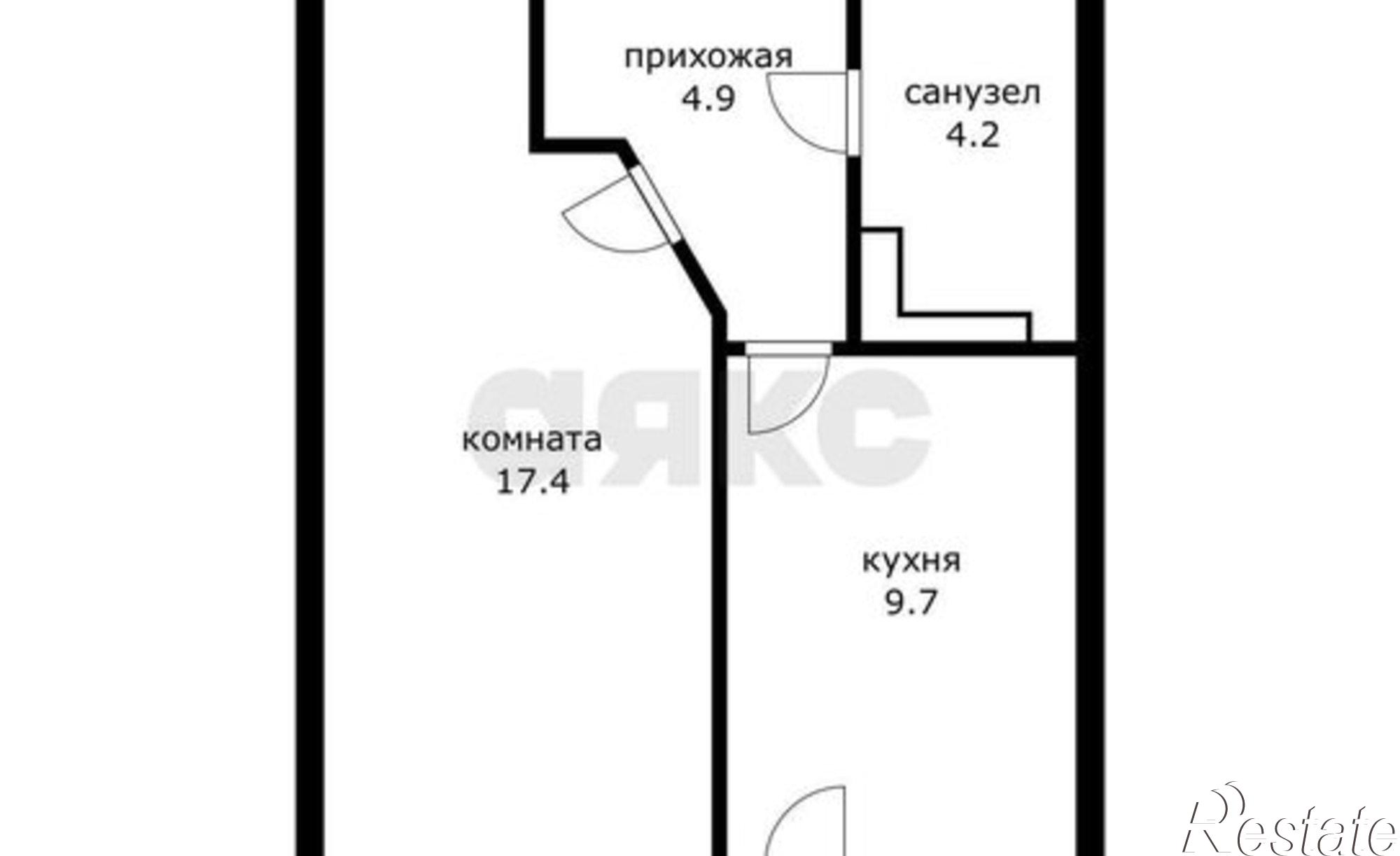 Купить квартиру за 4 600 000 рублей на Командорская улица, 9 к2