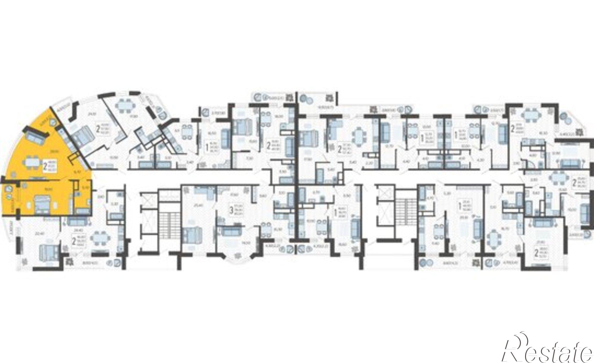 Купить квартиру за 7 345 620 рублей на улица Садовое Кольцо, 9