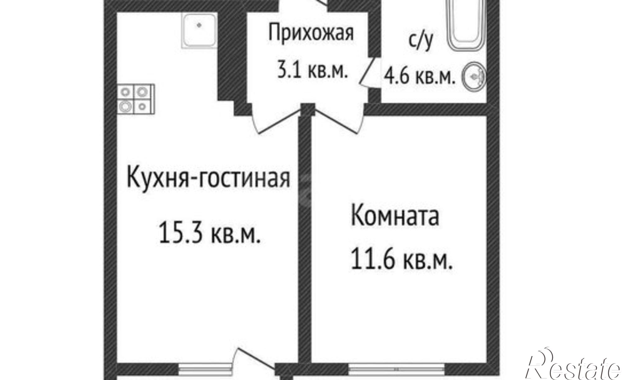 Купить квартиру за 3 700 000 рублей на ул им. лётчика Позднякова, 2 7