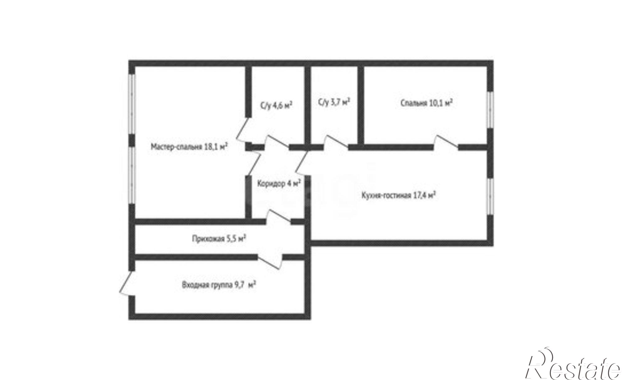Купить квартиру за 7 100 000 рублей на улица Вавилова, 15