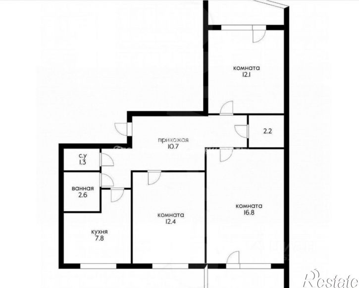 3-комн квартира ул им. 70-летия Октября, 6,  д. 6