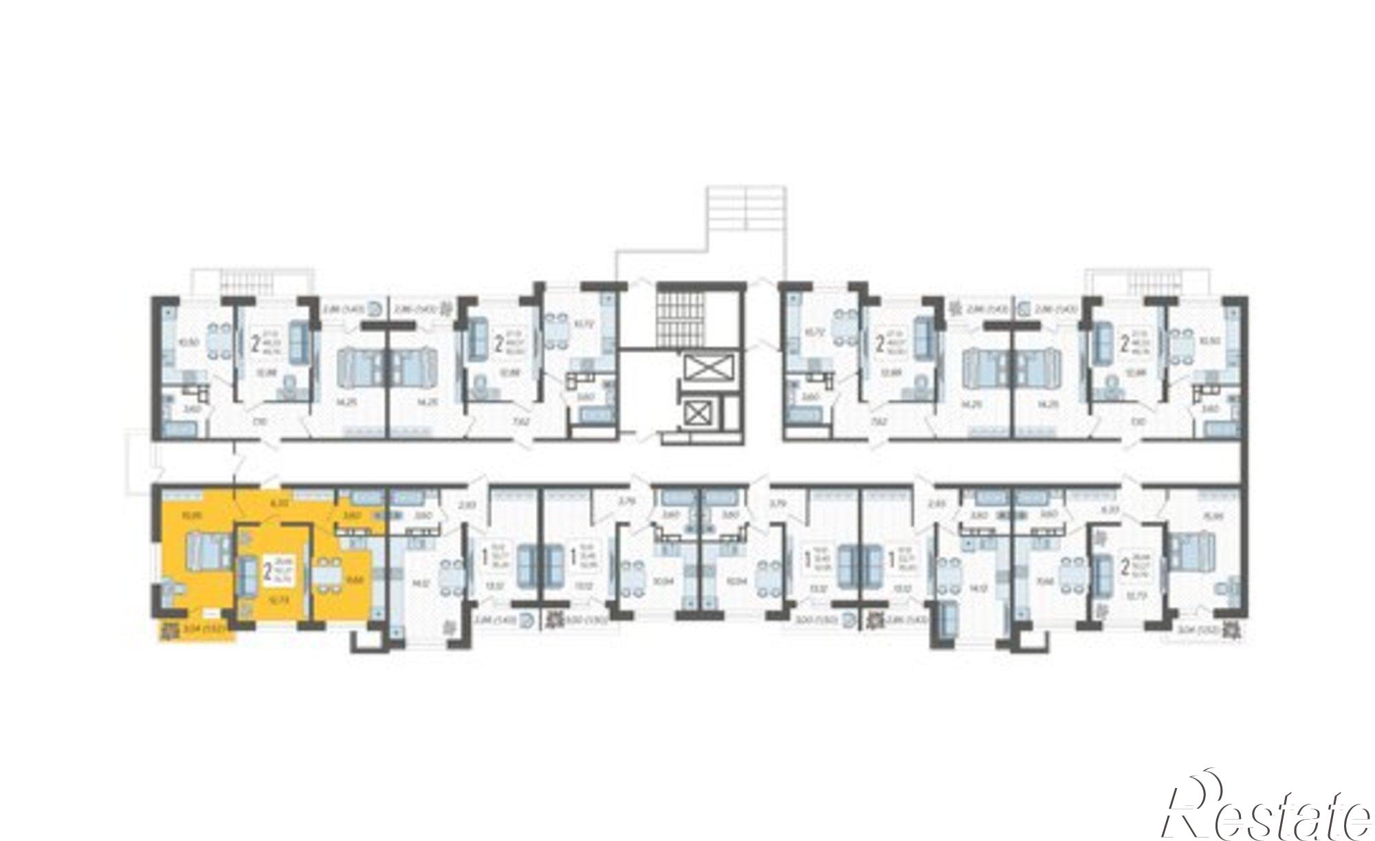 Купить квартиру за 6 370 170 рублей на улица им. Владимира Жириновского, 1 к10