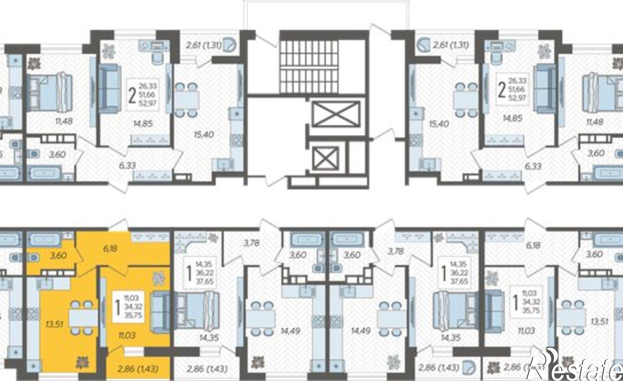 Купить квартиру за 5 401 820 рублей на ул Дальневосточная, 14