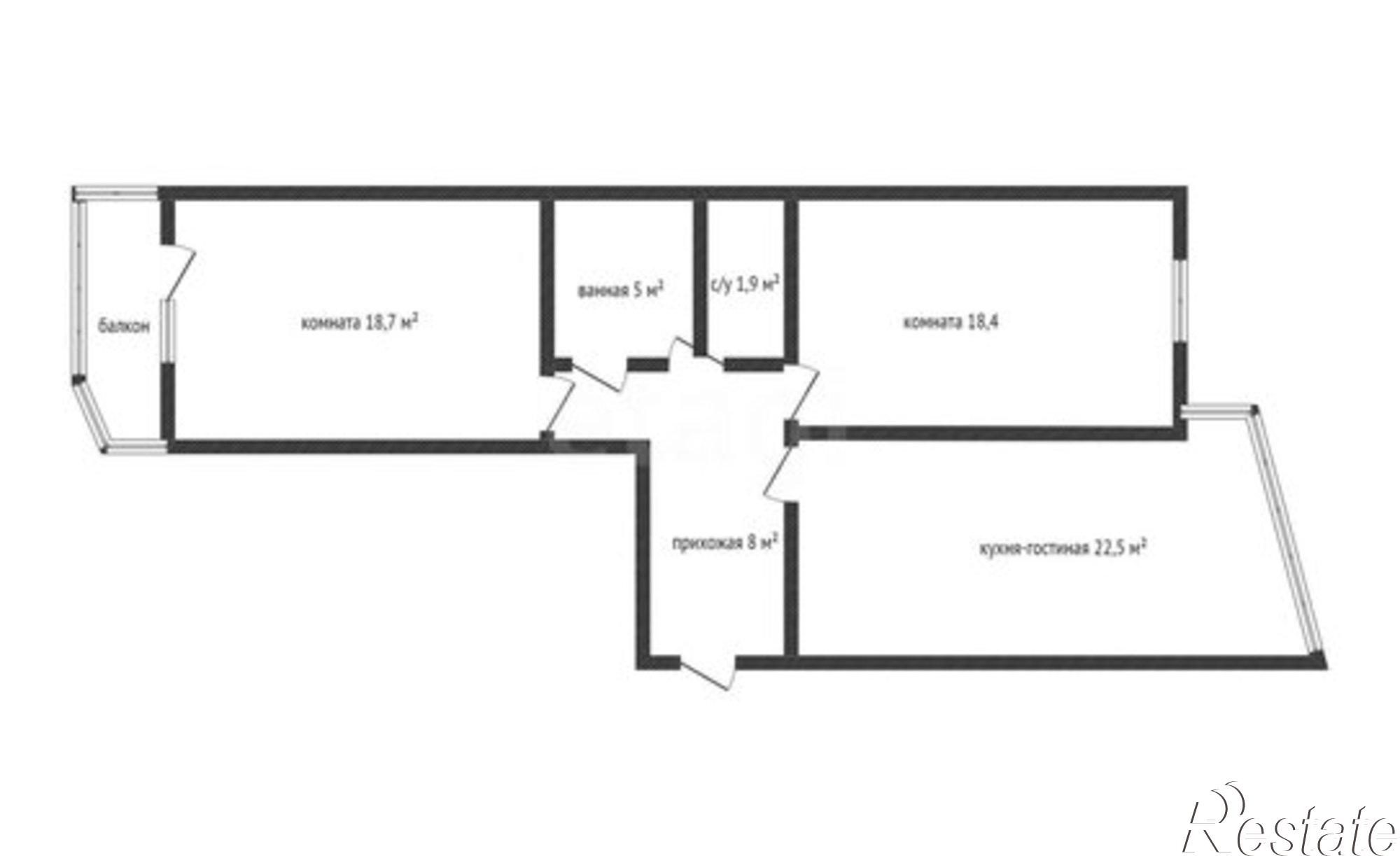 Купить квартиру за 8 600 000 рублей на ул им. Марины Цветаевой, 3 1