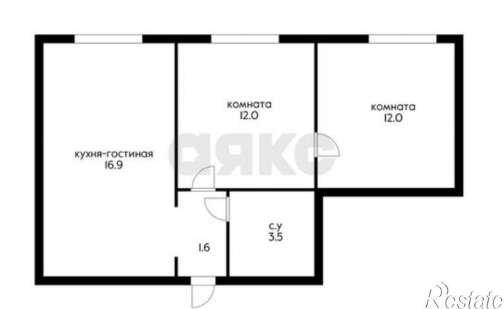 2-комн квартира ул им. Тургенева, 148,  д. 148