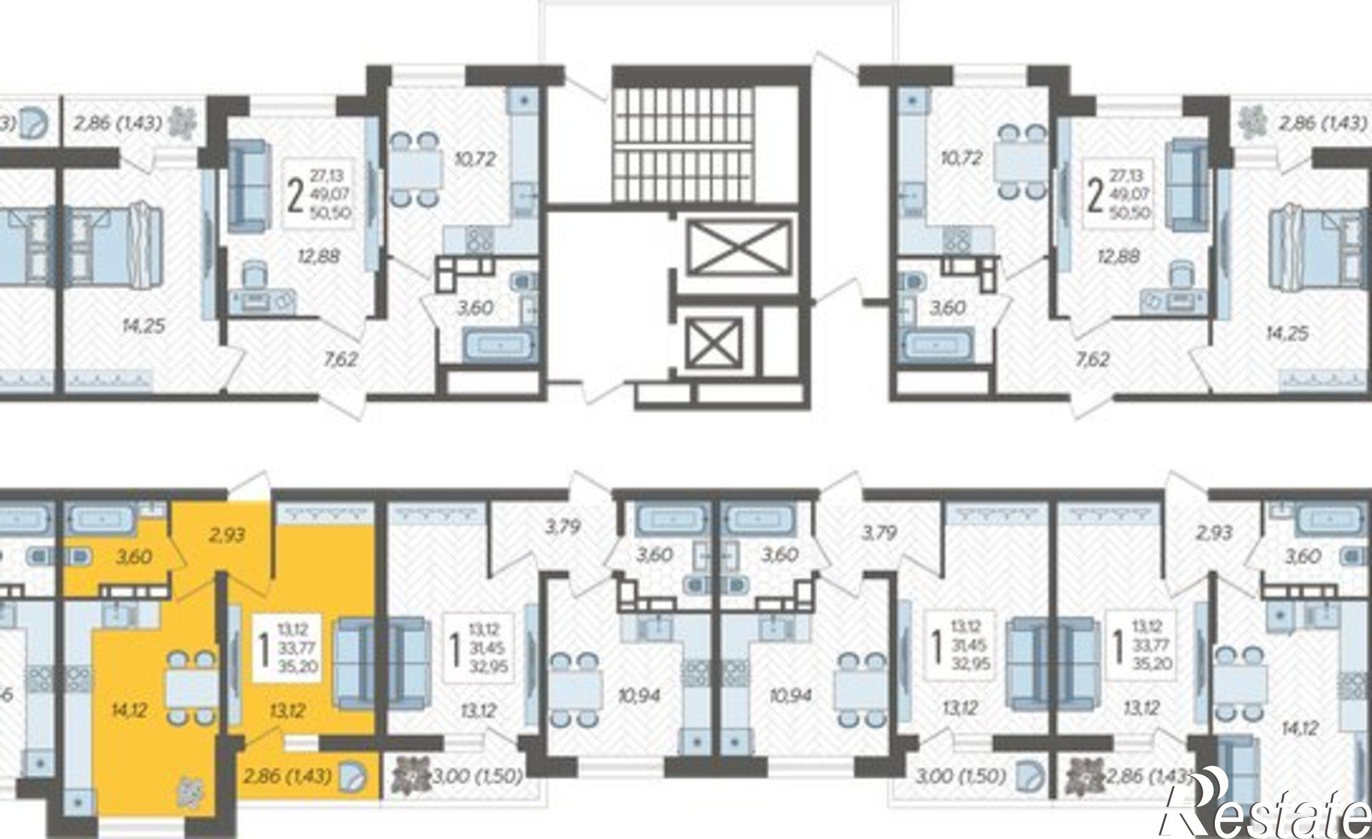 Купить квартиру за 5 297 600 рублей на улица им. Владимира Жириновского, 1 к10