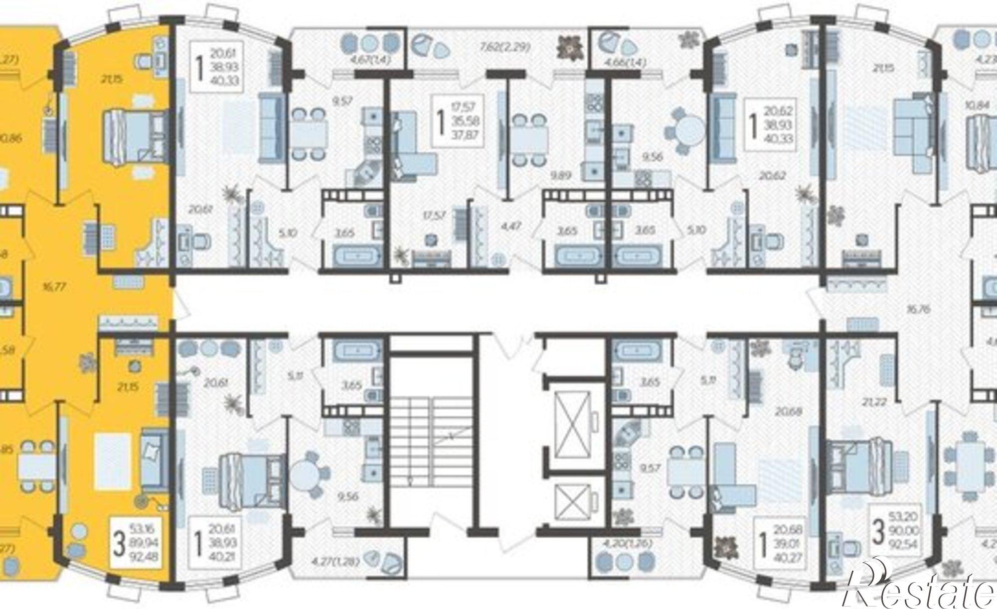 Купить квартиру за 13 983 000 рублей на Старокубанская улица, 147