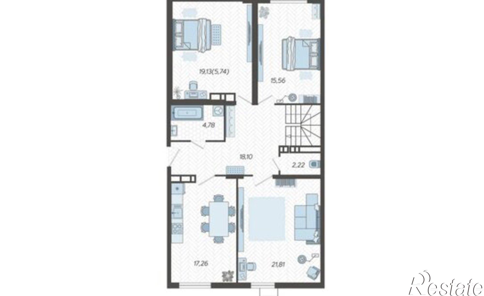 Купить квартиру за 25 285 800 рублей на Старокубанская улица, 147