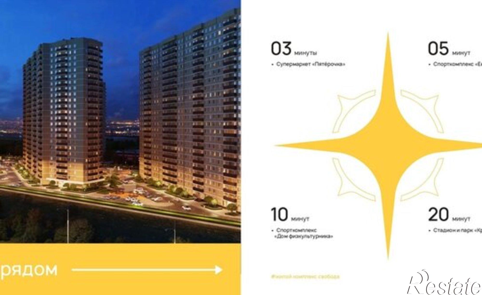 Купить квартиру за 6 100 000 рублей на Домбайская улица, 55 к5