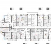 1-комн, 41 кв м, этаж 14/24 ул Новороссийская, 102