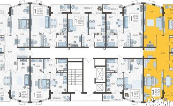 3-комн квартира в новом доме Старокубанская улица, 147,  д. 147