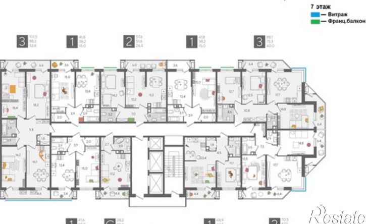 3-комн квартира в новом доме ул Новороссийская, 90/2 1,  д. 90/2 1,  к. 1