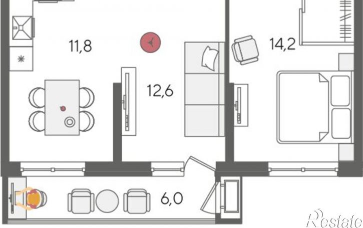 2-комн квартира в новом доме ул Новороссийская, 102,  д. 102