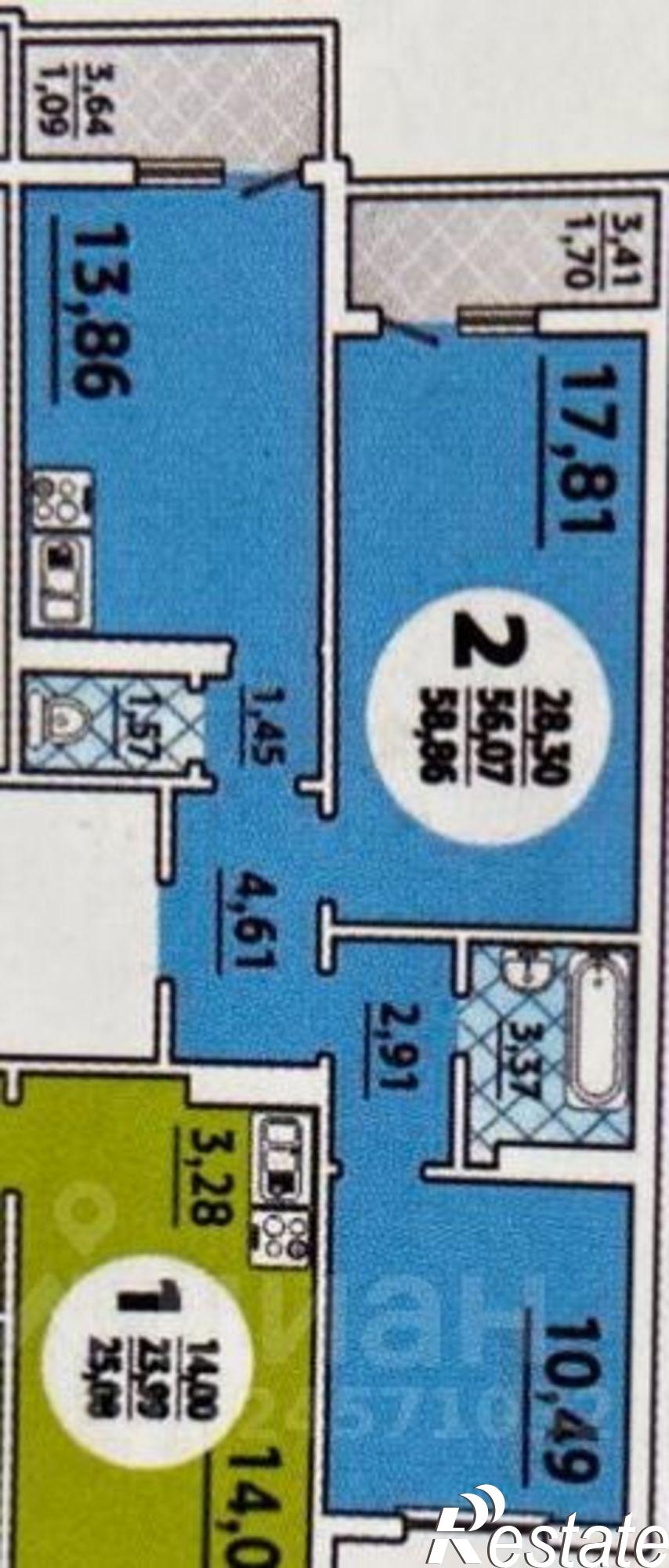 Сдать квартиру за 22 000 рублей на ул им. Генерала Трошева Г.Н., 8