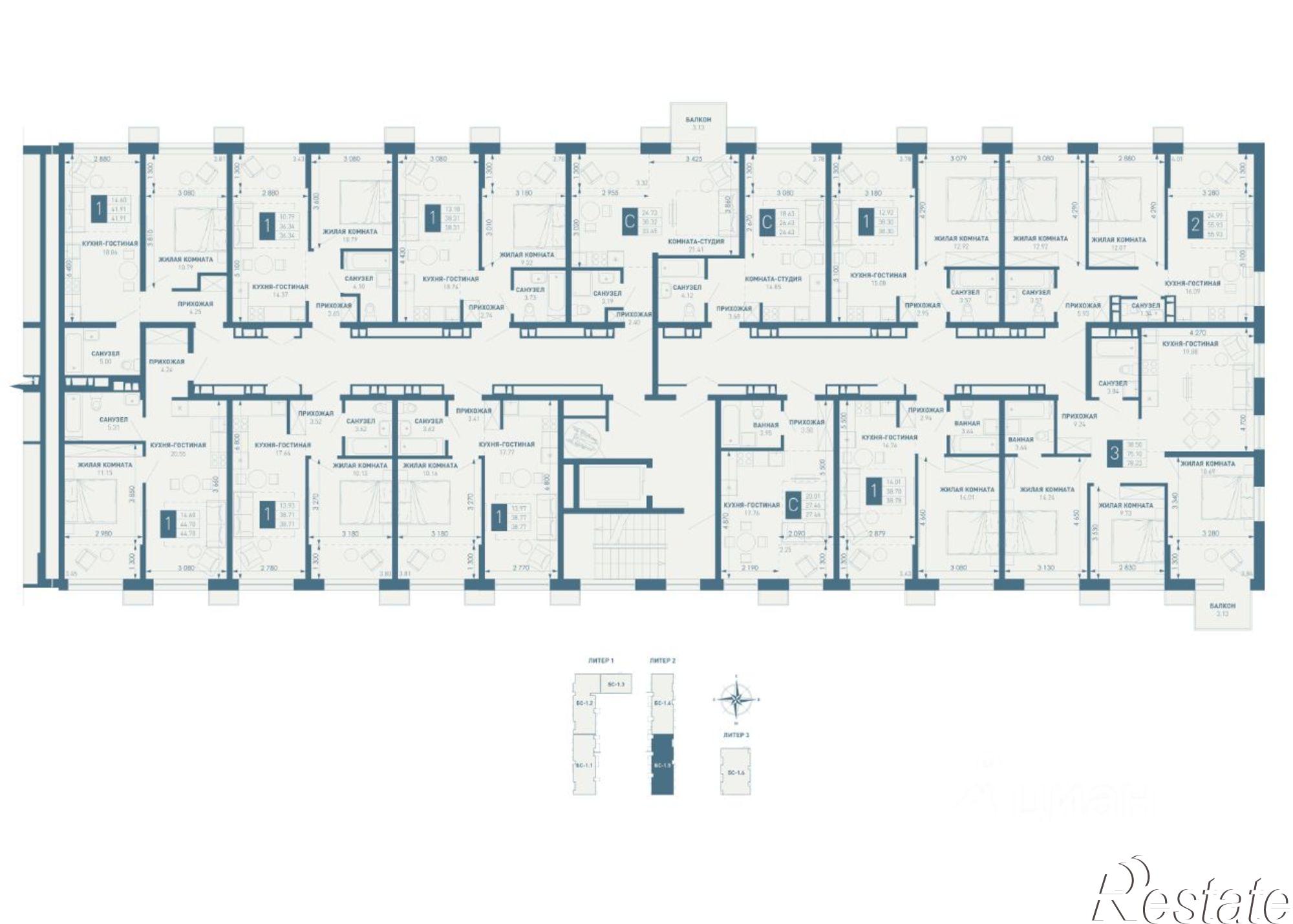 Купить квартиру за 6 795 030 рублей на Душистая улица