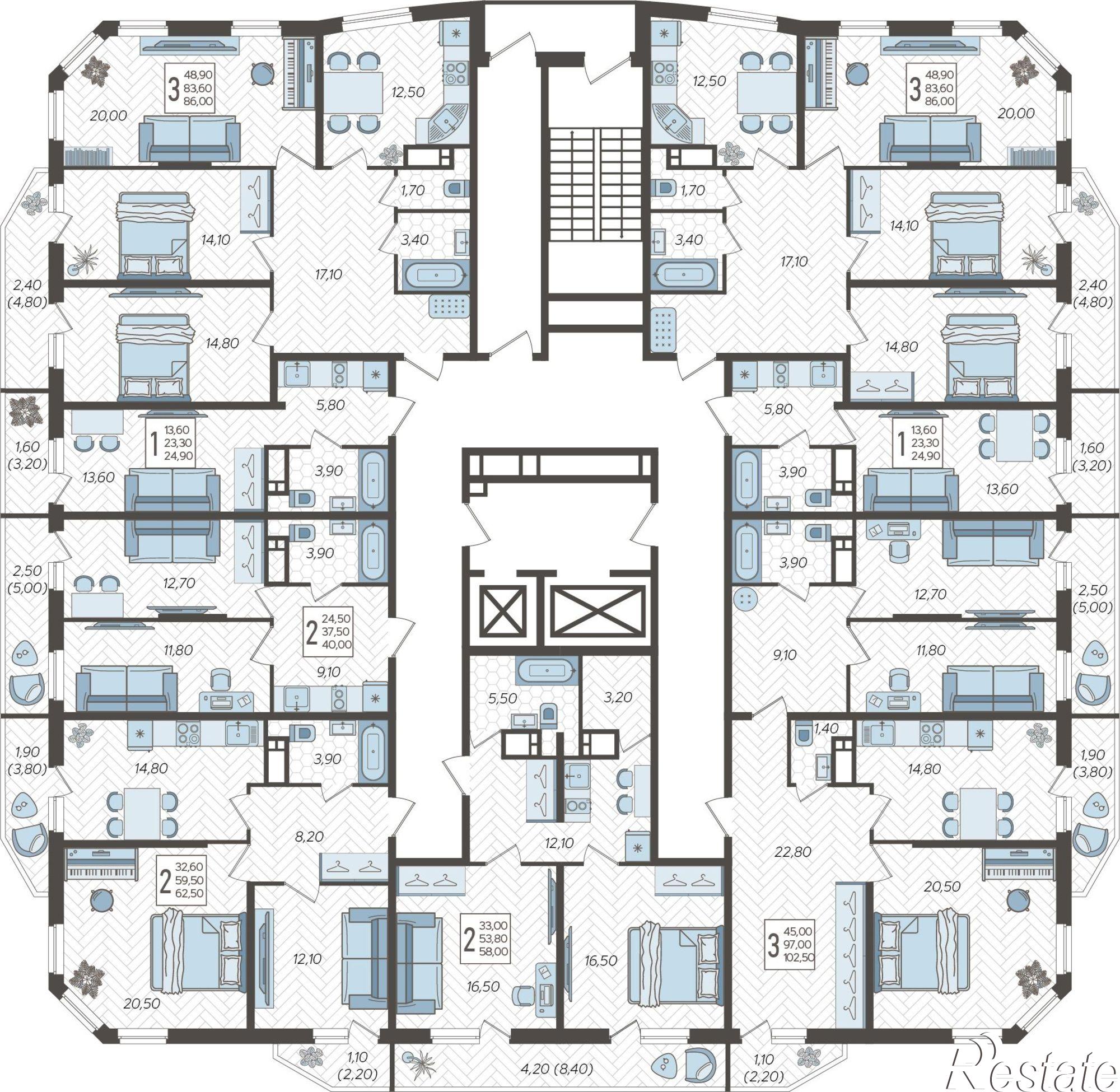 Купить квартиру за 7 092 000 рублей на улица Садовое Кольцо, 2