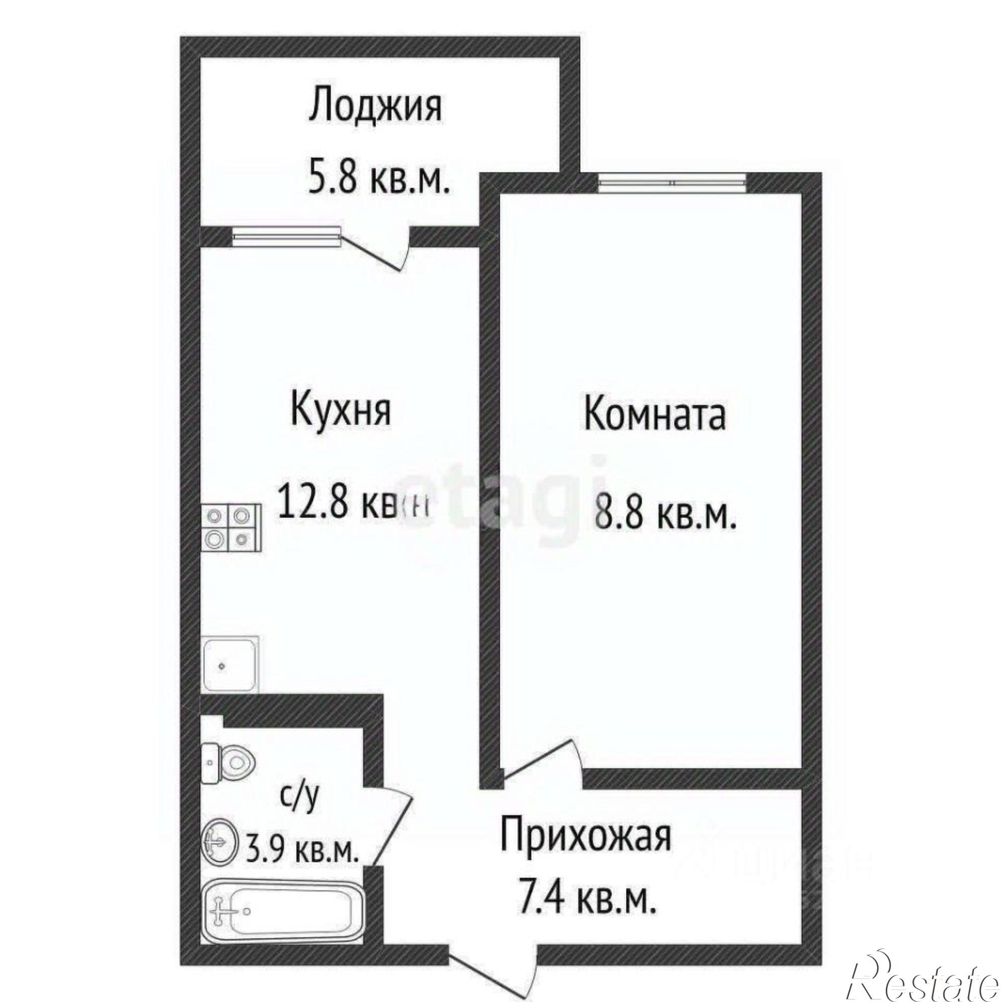 Купить квартиру за 5 700 000 рублей на Душистая улица, 77
