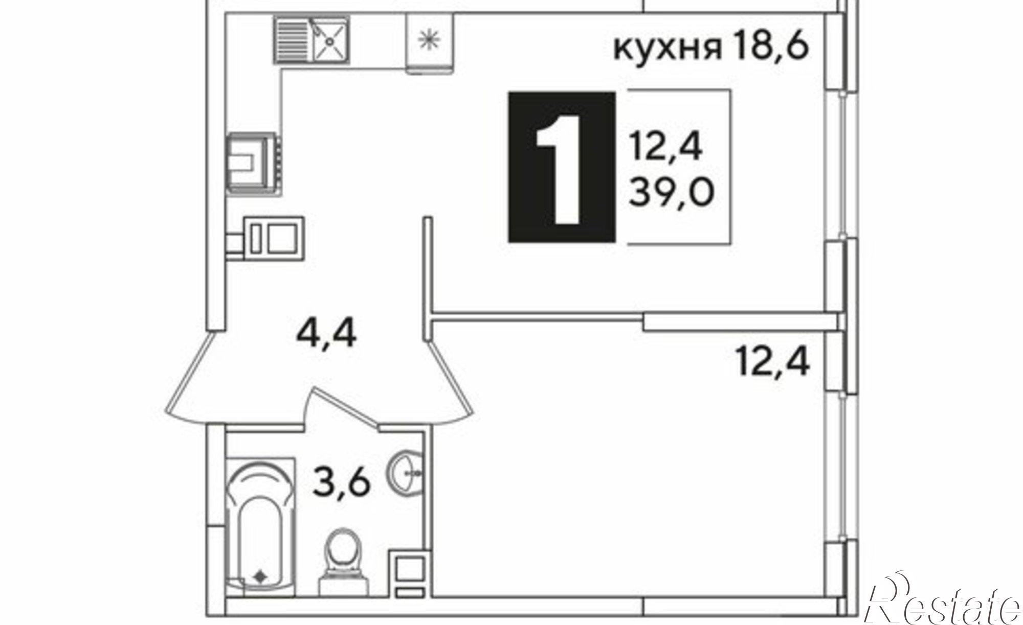 Купить квартиру за 7 195 500 рублей на улица Ивана Беличенко, 103