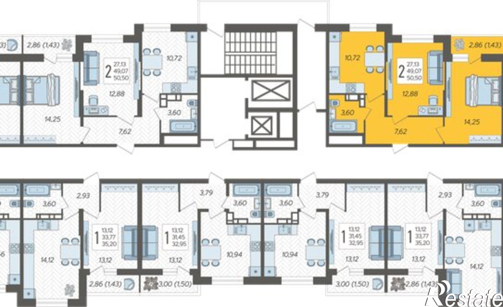 Купить квартиру за 6 615 500 рублей на улица им. Владимира Жириновского, 1 к10