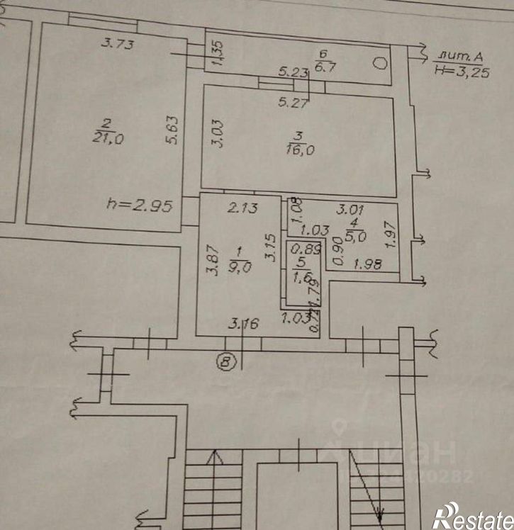1-комн квартира Черкасская улица, 105,  д. 105