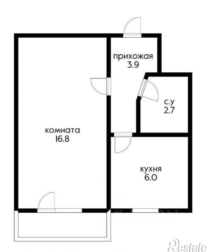 1-комн квартира Славянская улица, 69,  д. 69