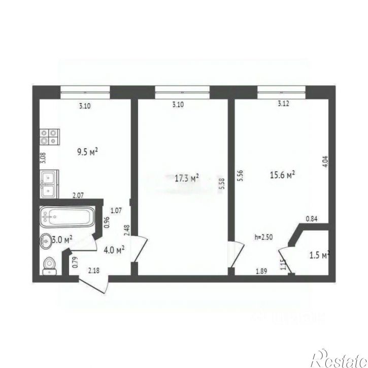 2-комн квартира улица Благоева, 8,  д. 8