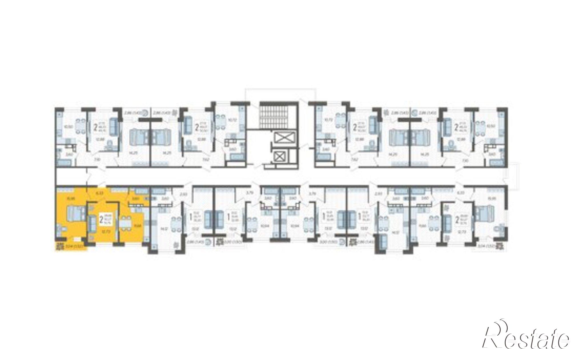 Купить квартиру за 6 888 070 рублей на улица им. Владимира Жириновского, 1 к10