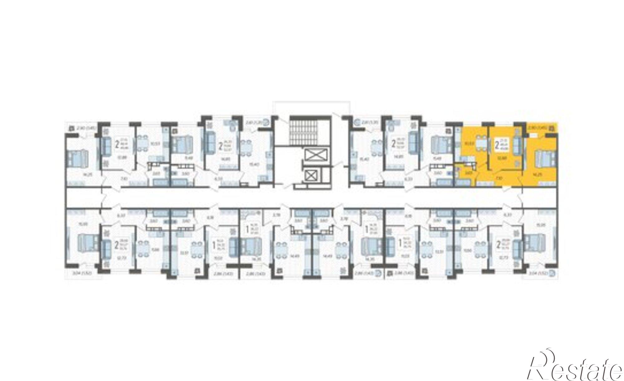 Купить квартиру за 6 631 380 рублей на ул Дальневосточная, 14