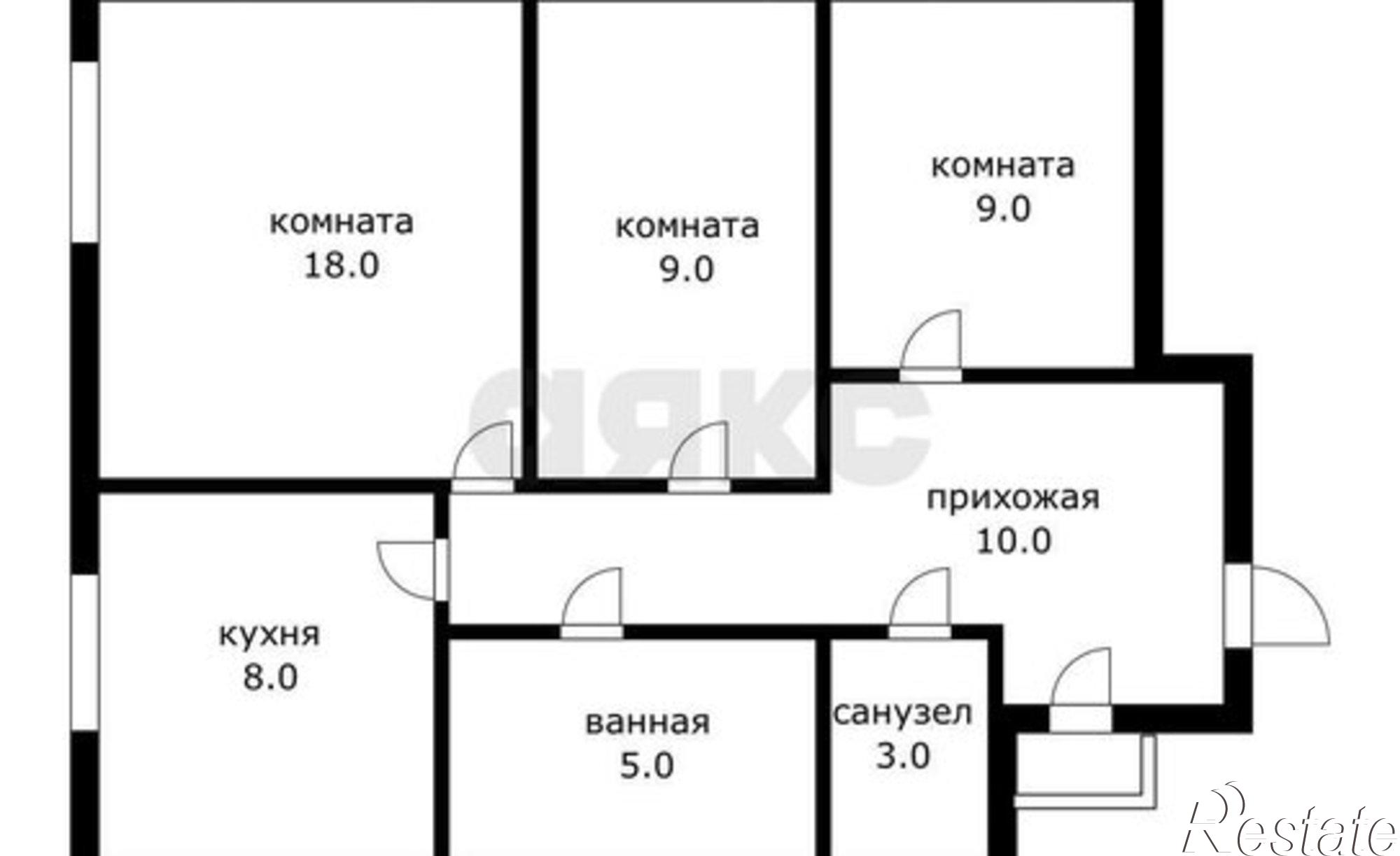Купить квартиру за 6 100 000 рублей на улица Дзержинского, 117