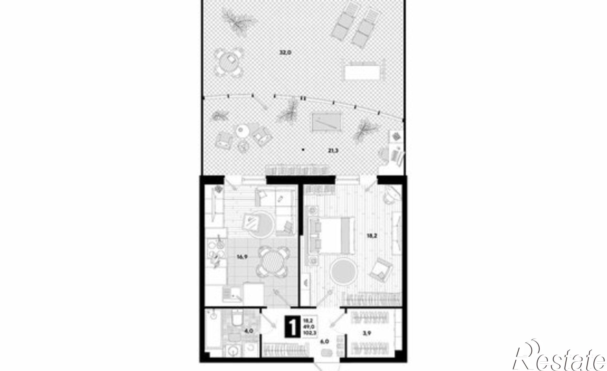 Купить квартиру за 19 485 900 рублей на улица Ивана Беличенко, 101