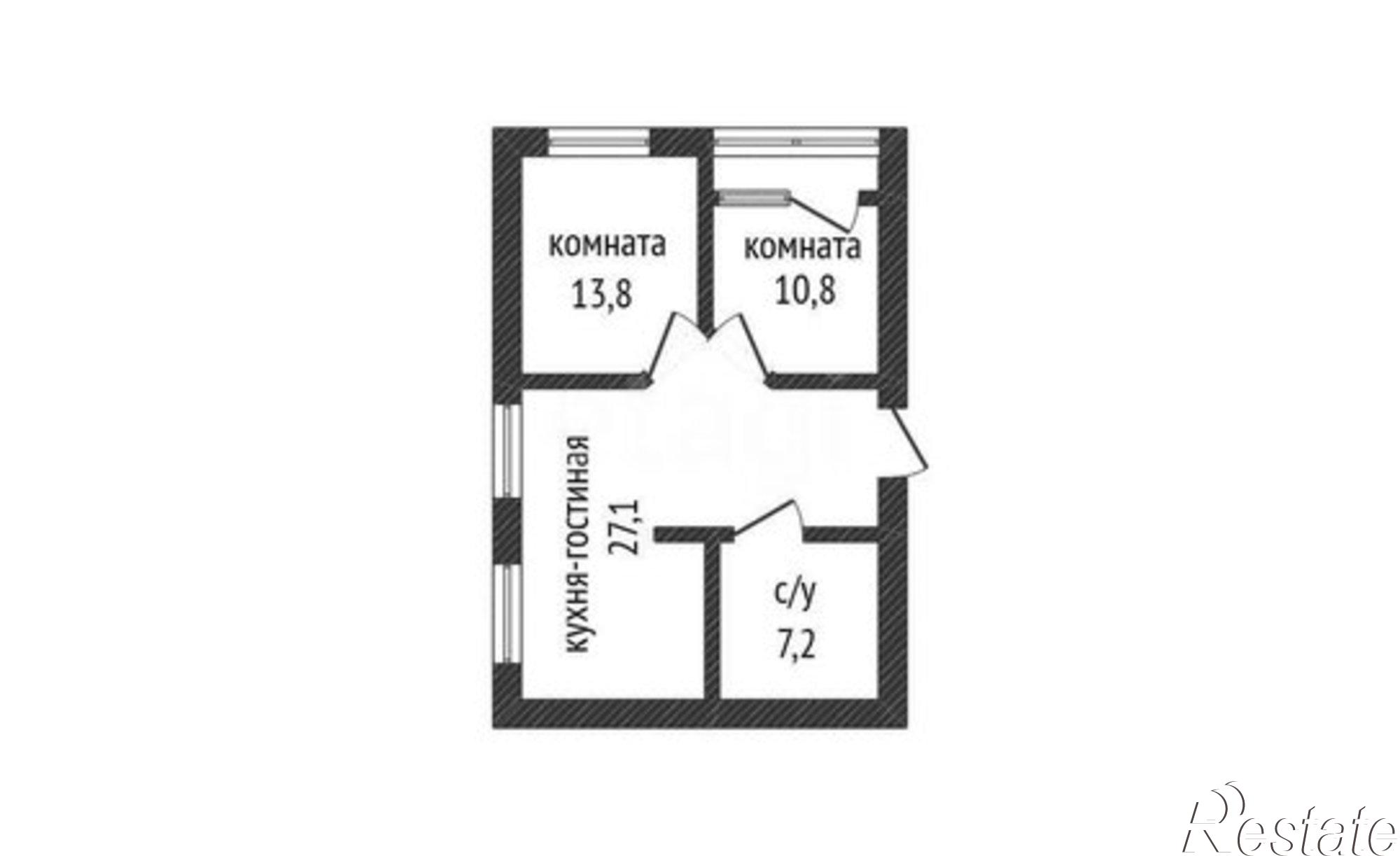 Купить квартиру за 5 200 000 рублей на ул Агрохимическая, 107