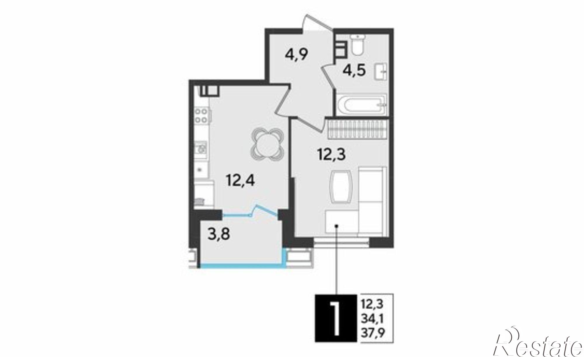 Купить квартиру за 7 405 660 рублей на ул им. Героя Хабибуллина, 7