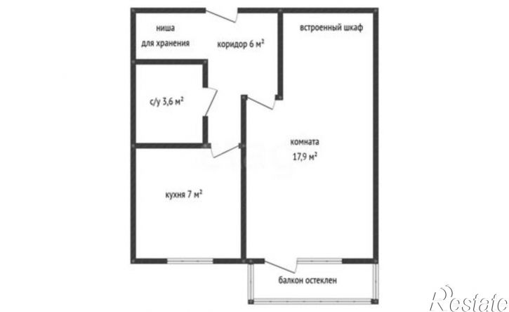 1-комн квартира Тепличная улица, 62,  д. 62